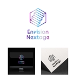 BUTTER GRAPHICS (tsukasa110)さんの【急募】次世代を担う芸能プロダクション・舞台制作会社「Envision Nextage」のロゴへの提案