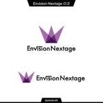 queuecat (queuecat)さんの【急募】次世代を担う芸能プロダクション・舞台制作会社「Envision Nextage」のロゴへの提案