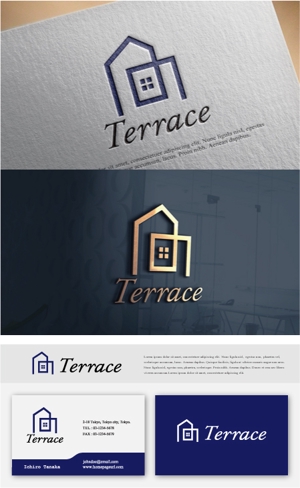 drkigawa (drkigawa)さんの民泊ホテル「Terrace」のロゴへの提案