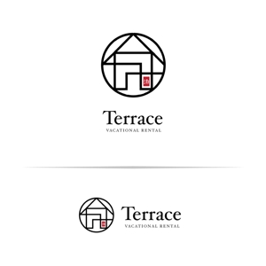 WIZE DESIGN (asobigocoro_design)さんの民泊ホテル「Terrace」のロゴへの提案