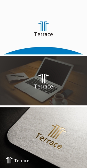 はなのゆめ (tokkebi)さんの民泊ホテル「Terrace」のロゴへの提案