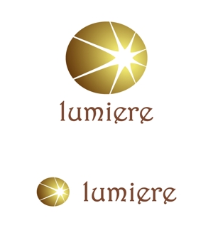 MacMagicianさんのプチプラ アクセサリーサイト「lumiere(リュミエール)」のロゴへの提案