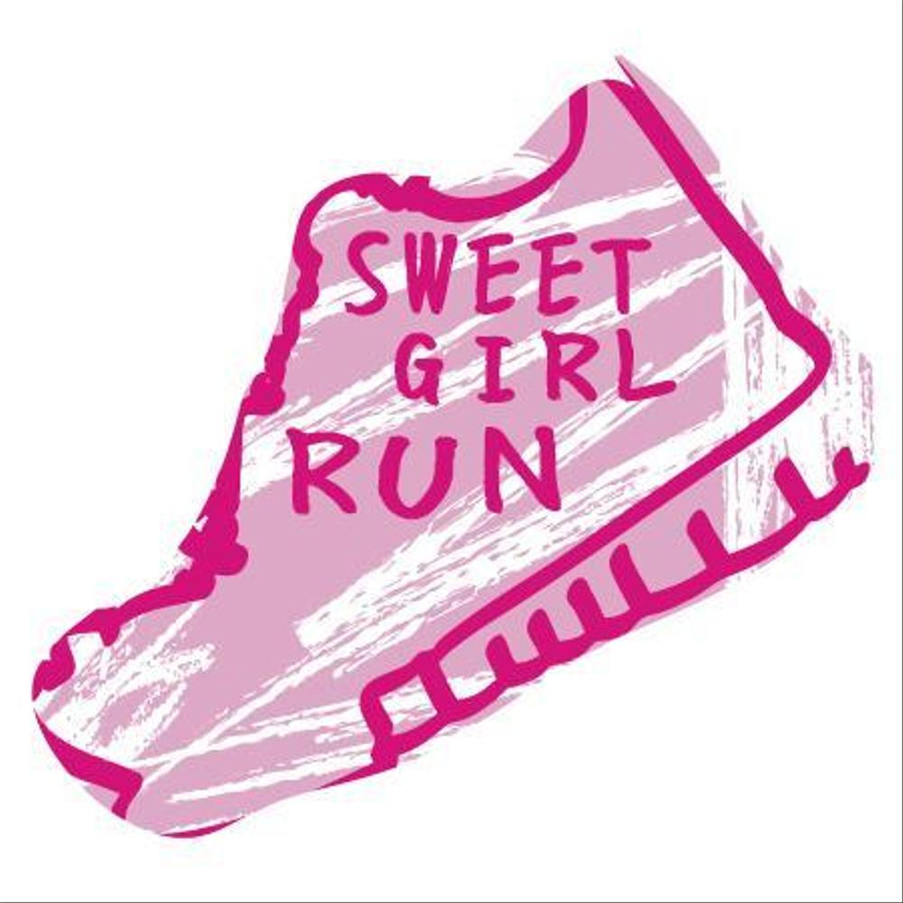 「SWEET GIRL RUN」のロゴ作成