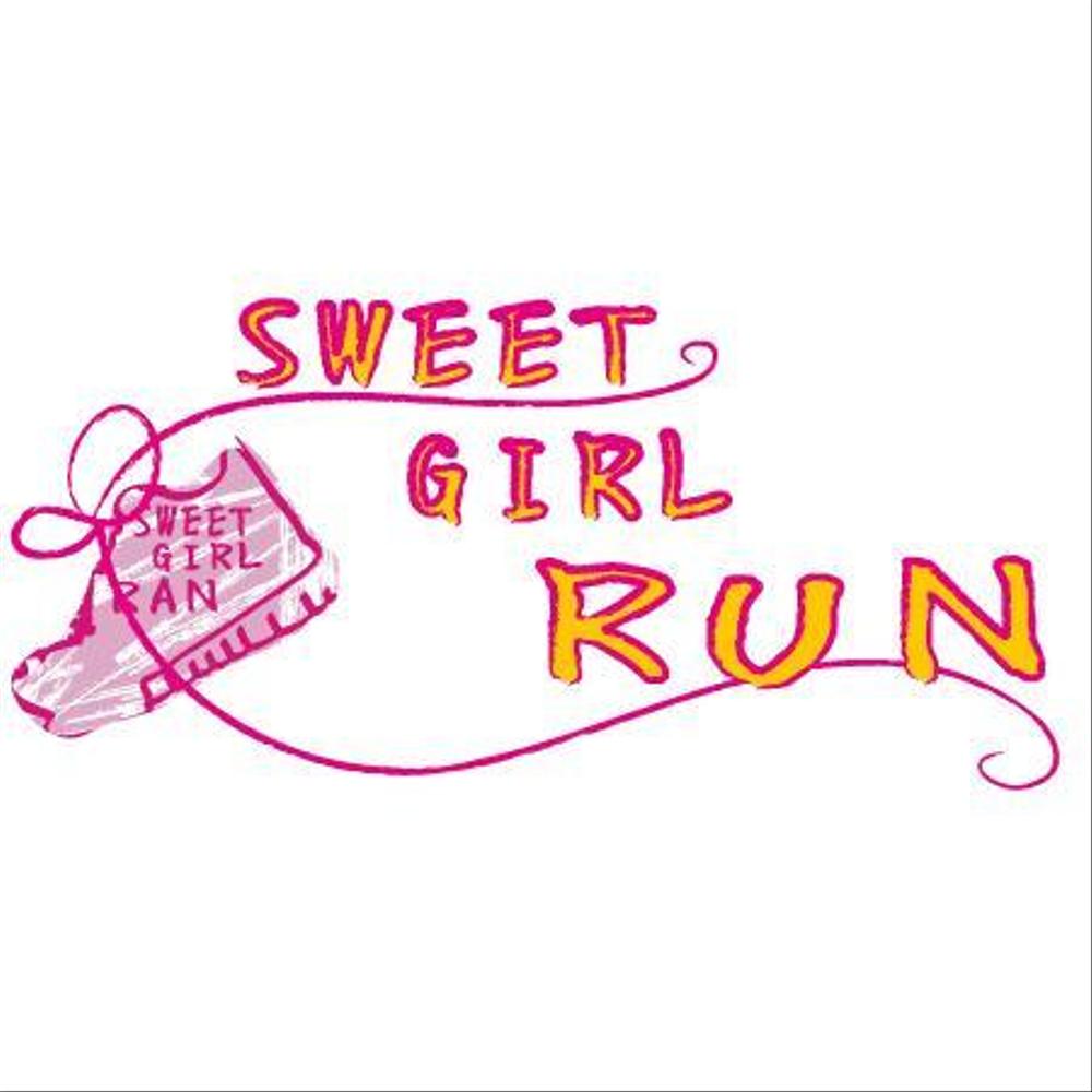 「SWEET GIRL RUN」のロゴ作成