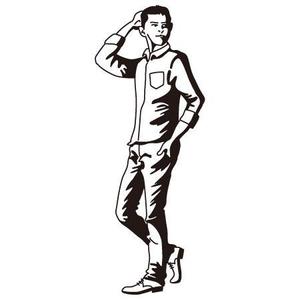 さんの【急募です！】紳士Tシャツパッケージ用のイラスト制作への提案