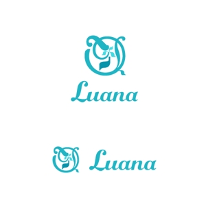 ASAHI OKABE ｜ ao (a930_98)さんのビーチヨガサロン　「Luana」のロゴへの提案