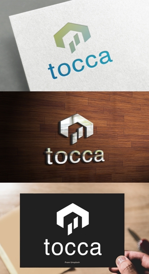 athenaabyz ()さんの美容室『tocca』のロゴへの提案
