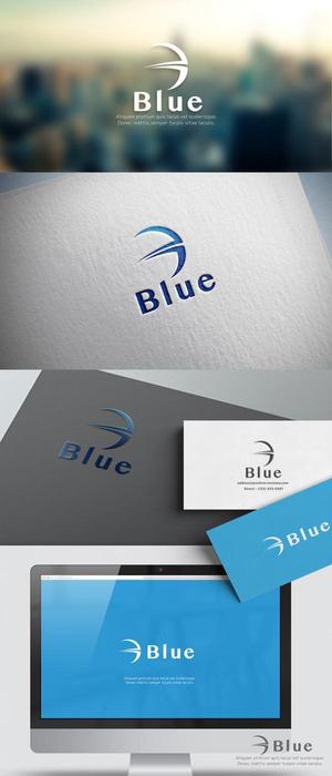 conii.Design (conii88)さんのインターネットの広告運用・ウェブメディア運営を行う「Blue株式会社」のロゴへの提案