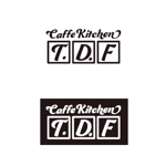 L-design (CMYK)さんのNewオープンのカフェ   Caffe Kitchen T.D.F  ロゴ作成への提案