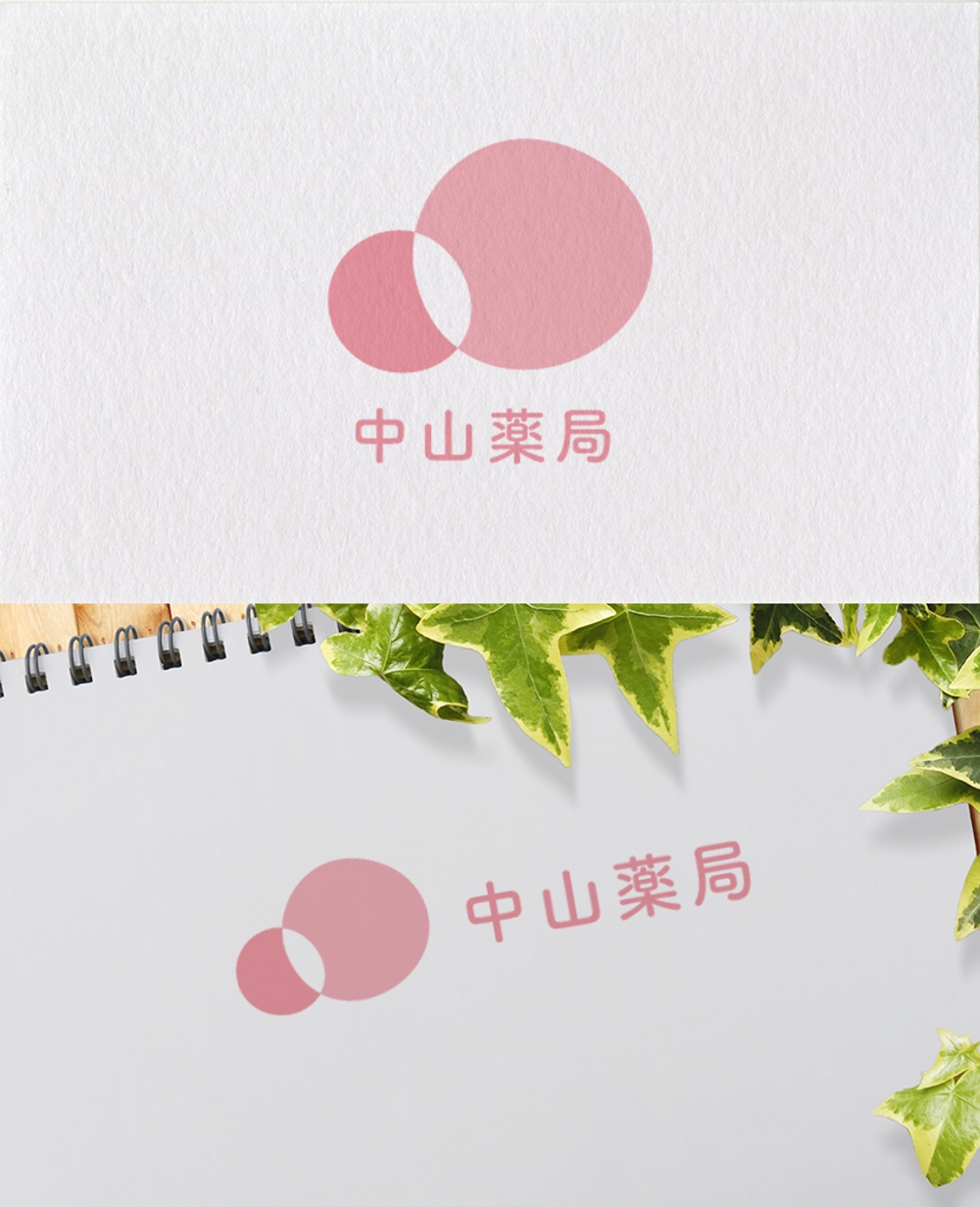 【モチーフラフ案あり】女性向け漢方薬局の抽象ロゴ