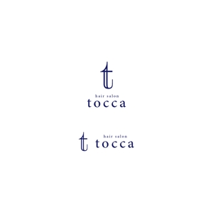 nakagami (nakagami3)さんの美容室『tocca』のロゴへの提案