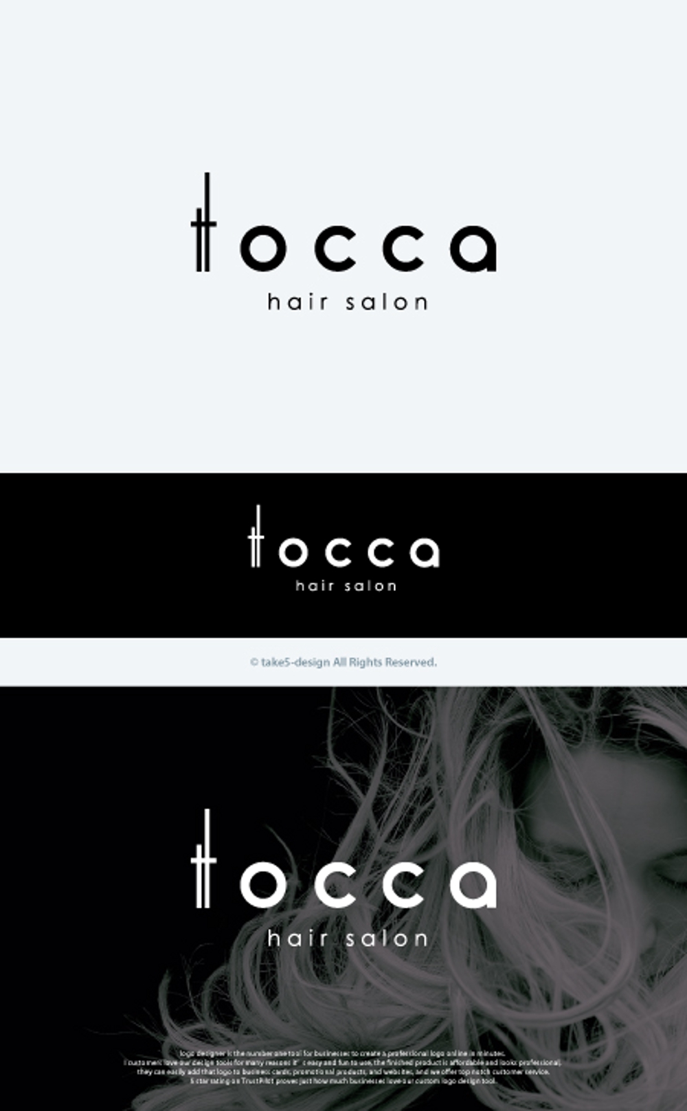 美容室『tocca』のロゴ