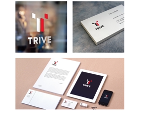 yayakoshiya (yayakoshiya)さんのITコンサル、アパレル、デザイン会社 Trive のロゴへの提案