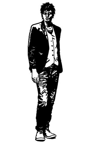 imak1222さんの【急募です！】紳士Tシャツパッケージ用のイラスト制作への提案