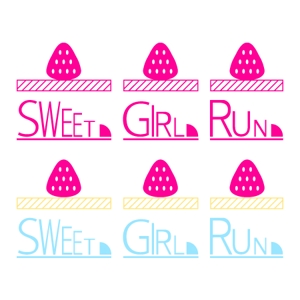zttktsさんの「SWEET GIRL RUN」のロゴ作成への提案