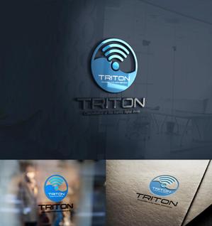 中津留　正倫 (cpo_mn)さんの海の上のインターネット問題を解決するスタートアップ TRITON のロゴ（商標登録予定なし）への提案