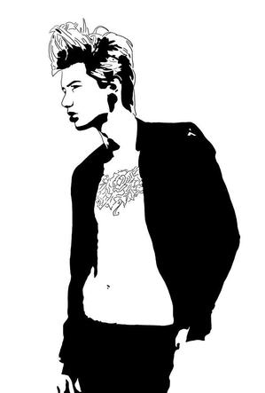 龍蒔 (ryuji_yamato)さんの【急募です！】紳士Tシャツパッケージ用のイラスト制作への提案