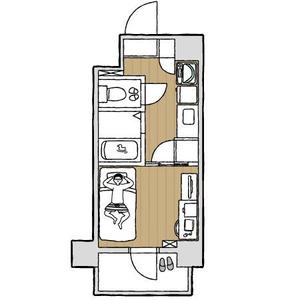 tsuntusn33 (tsuntusn33)さんの1ルームの間取り図イラストへの提案