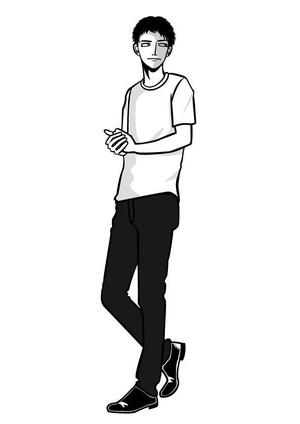 さんの【急募です！】紳士Tシャツパッケージ用のイラスト制作への提案