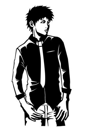 hamtasoさんの【急募です！】紳士Tシャツパッケージ用のイラスト制作への提案