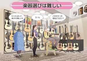 moco2018 (tobimaru)さんの（３枚のみ）音楽教室で行う楽器プレゼントのイラスト、当選後１年間の継続発注もありへの提案
