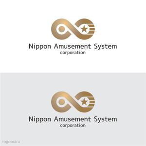 ロゴ研究所 (rogomaru)さんの「Nippon Amusement System corporation /日本アミューズメントシステム株式会社」のロゴ作成への提案