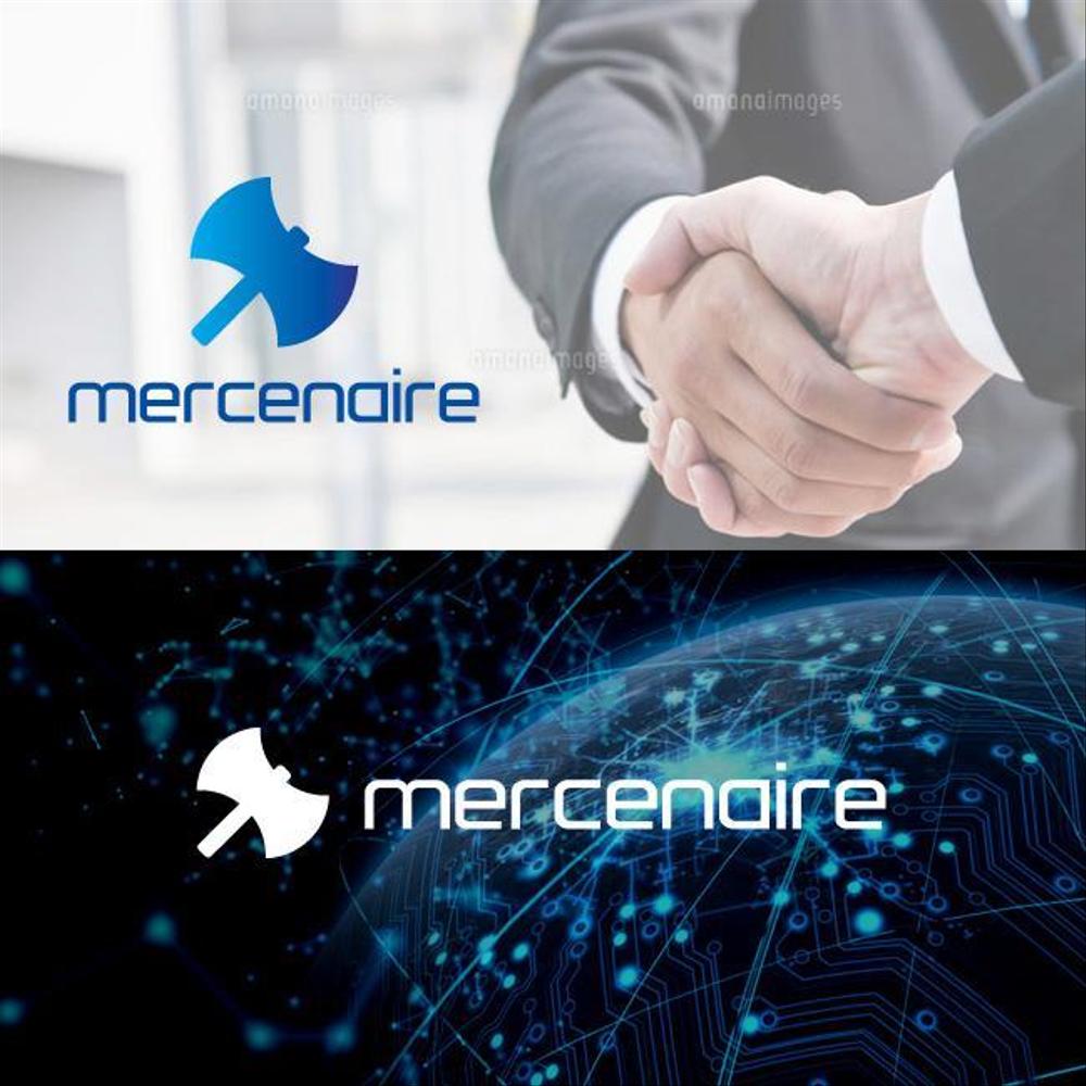 ”mercenaire（メルセネール）合同会社”のロゴ