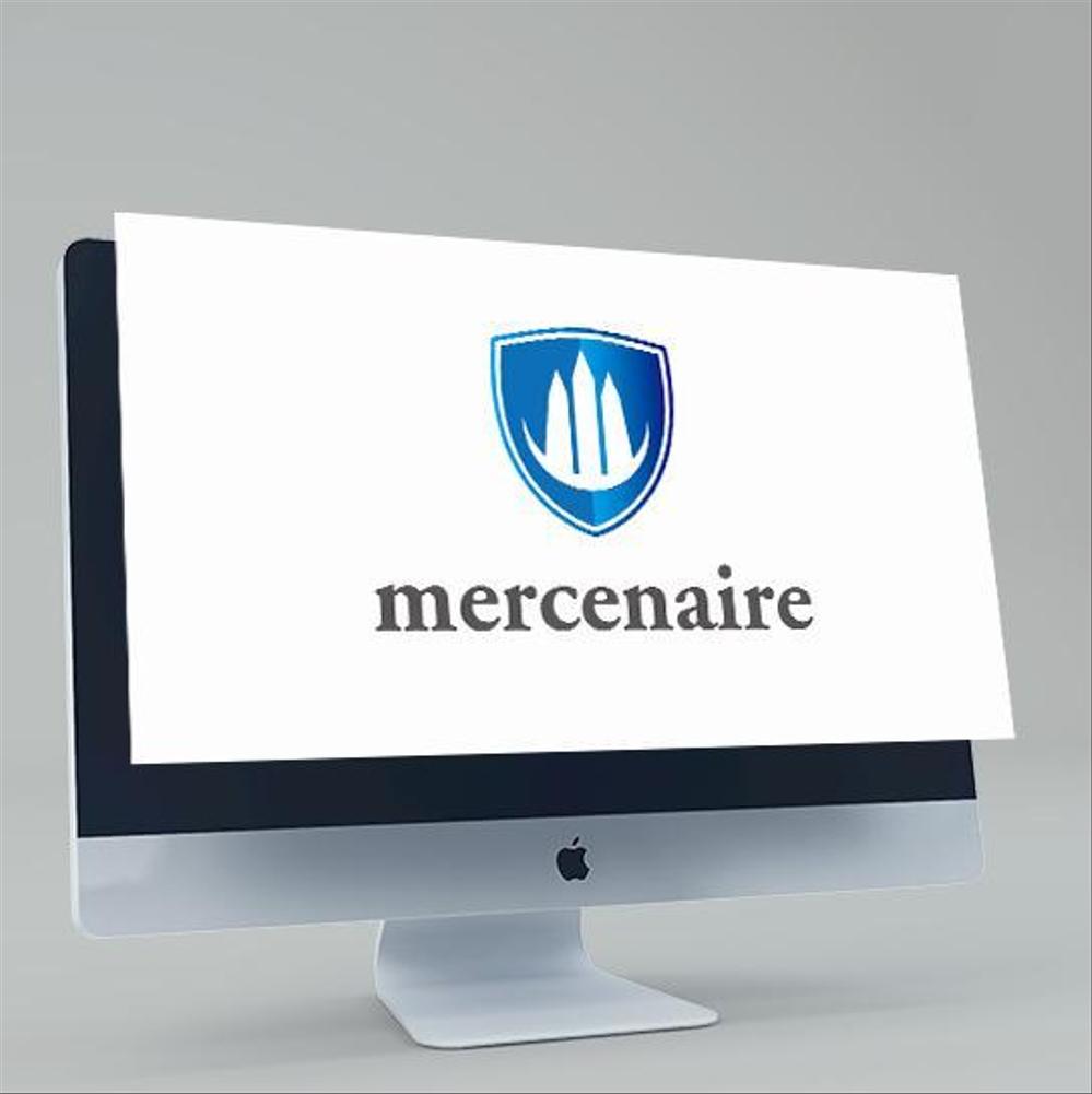 ”mercenaire（メルセネール）合同会社”のロゴ