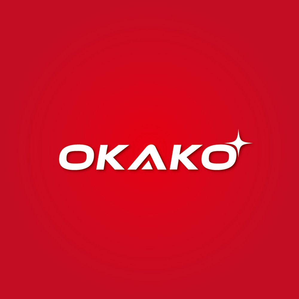 「OKAKO」のロゴ作成