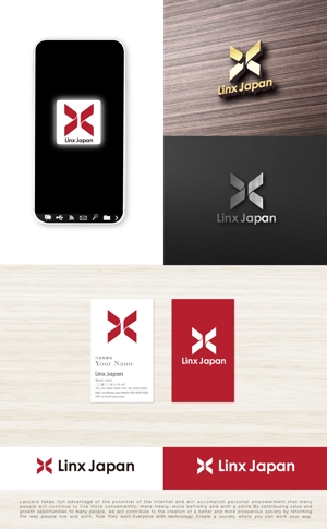 tog_design (tog_design)さんのファクタリング業「Linx　Japan」の会社ロゴへの提案