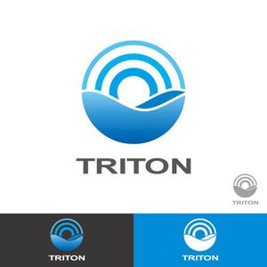 小島デザイン事務所 (kojideins2)さんの海の上のインターネット問題を解決するスタートアップ TRITON のロゴ（商標登録予定なし）への提案