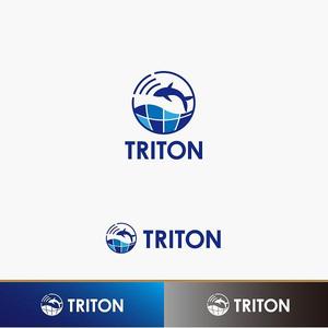 MIND SCAPE DESIGN (t-youha)さんの海の上のインターネット問題を解決するスタートアップ TRITON のロゴ（商標登録予定なし）への提案