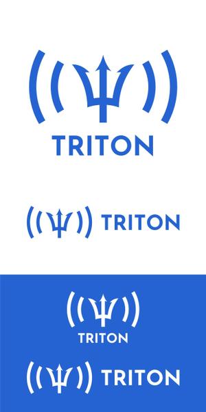 JOI Design (Grock)さんの海の上のインターネット問題を解決するスタートアップ TRITON のロゴ（商標登録予定なし）への提案