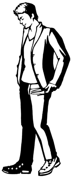 SK　 (sumirekana)さんの【急募です！】紳士Tシャツパッケージ用のイラスト制作への提案
