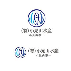 otanda (otanda)さんの会社のロゴを作って欲しい。会社名  (有)小見山水産 小見山泰一 を入れて欲しいへの提案