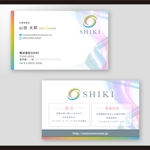 和田淳志 (Oka_Surfer)さんのコンサル会社「株式会社SHIKI」の名刺デザインへの提案