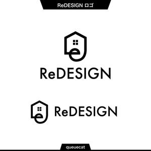 queuecat (queuecat)さんの『リ・デザイン不動産』のロゴタイプへの提案