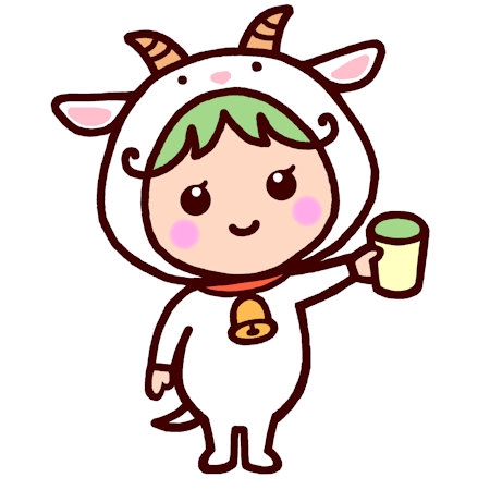 Cutiefunny (megu01)さんのヤギの着ぐるみを着ている女の子のキャラクターをお願いします。への提案
