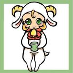 tuki (tuki203)さんのヤギの着ぐるみを着ている女の子のキャラクターをお願いします。への提案
