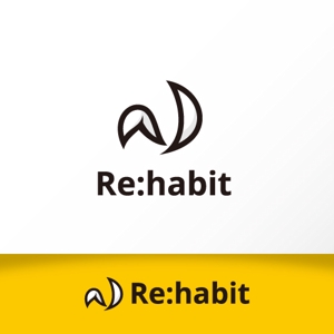 カタチデザイン (katachidesign)さんのトレーニングジムre:habitのロゴへの提案