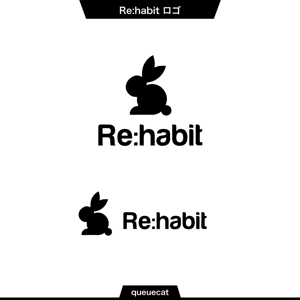queuecat (queuecat)さんのトレーニングジムre:habitのロゴへの提案