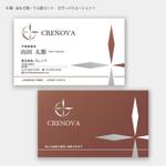ハナトラ (hanatora)さんの株式会社CRENOVAの名刺の作成への提案