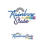 Design co.que (coque0033)さんのハワイ＆カリフォルニア雑貨　「Rainbow State」のロゴへの提案