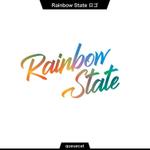 queuecat (queuecat)さんのハワイ＆カリフォルニア雑貨　「Rainbow State」のロゴへの提案