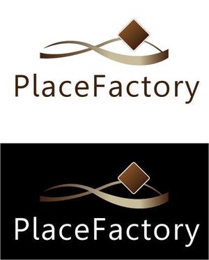 休止中 (apricot-design)さんの「PlaceFactory」のロゴ作成への提案