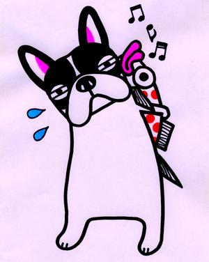 toshi_617さんのくまもんみたいなフレンチブルドックキャラクターを作って下さい。への提案