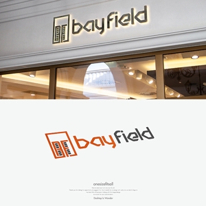onesize fit’s all (onesizefitsall)さんの制御盤製作会社「bay field」のロゴへの提案