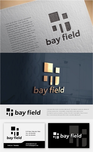 drkigawa (drkigawa)さんの制御盤製作会社「bay field」のロゴへの提案