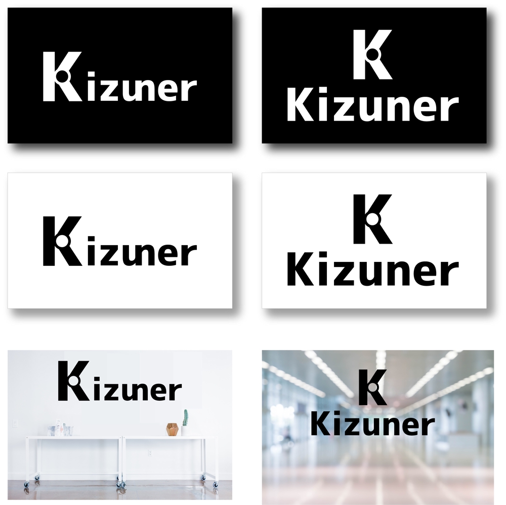 スマホアプリと会社のロゴ「Kizuner」Ｃ.jpg