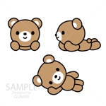 Gumiri ()さんの可愛いクマのキャラクターが寝転んでいる姿　3Dプリントデータ作成用 への提案